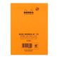 Rhodia - No. 13 Top Stapled Notepad - A6 - Ruled - Orange