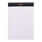 Rhodia - No. 16 Top Stapled Notepad - A5 - Plain - Black