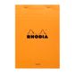 Rhodia - No. 16 Top Stapled Notepad - A5 - Plain - Orange