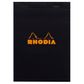 Rhodia - No. 16 Top Stapled Notepad - A5 - 5 x 5 Grid - Black