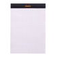 Rhodia - No. 16 Top Stapled Notepad - A5 - 5 x 5 Grid - Black