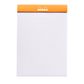 Rhodia - No. 12 Top Stapled Notepad - Pocket - Dot Grid - Orange