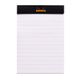 Rhodia - No. 12 Top Stapled Notepad - Pocket - Ruled - Black