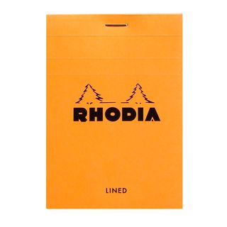 Rhodia - No. 12 Top Stapled Notepad - Pocket - Ruled - Orange
