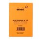 Rhodia - No. 12 Top Stapled Notepad - Pocket - Ruled - Orange