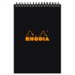 Rhodia - Wirebound Notepad - A5 - 5 x 5 Grid - Black