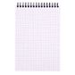 Rhodia - Wirebound Notepad - A5 - 5 x 5 Grid - Black