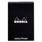 Rhodia - Wirebound Notepad - A5 - Dot Grid - Black