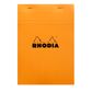 Rhodia - No. 16 Top Stapled Notepad - A5 - 5 x 5 Grid - Orange