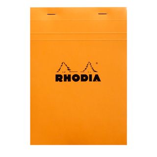 Rhodia - No. 16 Top Stapled Notepad - A5 - 5 x 5 Grid - Orange
