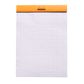 Rhodia - No. 16 Top Stapled Notepad - A5 - 5 x 5 Grid - Orange