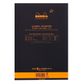 Rhodia - Premium R No. 16 Top Stapled Notepad - A5 - Ruled - Black