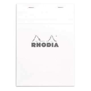 Rhodia - No. 16 Top Stapled Notepad - A5 - 5 x 5 Grid - White