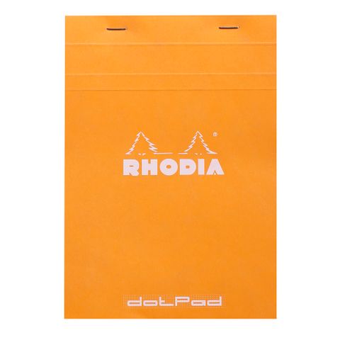 Rhodia - No. 16 Top Stapled Notepad - A5 - Dot Grid - Orange