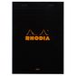 Rhodia - No. 16 Top Stapled Notepad - A5 - Ruled with Margin - Black