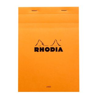 Rhodia - No. 16 Top Stapled Notepad - A5 - Ruled with Margin - Orange