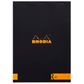 Rhodia - Premium R No. 18 Top Stapled Notepad - A4 - Ruled - Black