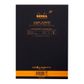 Rhodia - Premium R No. 18 Top Stapled Notepad - A4 - Ruled - Black