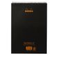 Rhodia - Wirebound Notepad - A4 - 5 x 5 Grid - Black