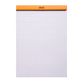 Rhodia - No. 18 Top Stapled Notepad - A4 - 5 x 5 Grid - Orange