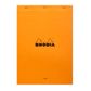 Rhodia - No. 18 Top Stapled Notepad - A4 - Ruled with Margin - Orange