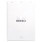 Rhodia - No. 18 Top Stapled Notepad - A4 - Ruled with Margin - White