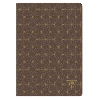 Clairefontaine - Neo Deco Collection - Sewn Spine Notebook - A5 - Ruled - Constellation Mahogany