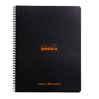 Rhodia - Wirebound Notebook - A4+ - Dot Grid - Black