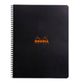 Rhodia - Wirebound Notebook - A4+ - Ruled with Margin - Black