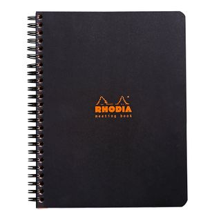 Rhodia - Meeting Book Wirebound - A5+ - Black