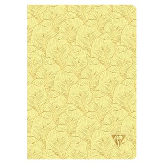 Clairefontaine - Neo Deco Collection - Sewn Spine Notebook - A5 - Ruled - Tropical Sulfur Yellow