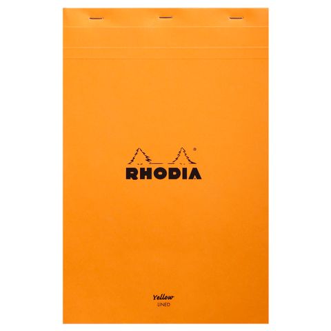 Rhodia - No. 19 Top Stapled Legal Pad - A4+ - Ruled with Margin - Orange