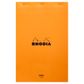 Rhodia - No. 19 Top Stapled Legal Pad - A4+ - Ruled with Margin - Orange