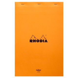 Rhodia - No. 19 Top Stapled Legal Pad - A4+ - Ruled with Margin - Orange