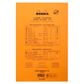 Rhodia - No. 19 Top Stapled Legal Pad - A4+ - Ruled with Margin - Orange