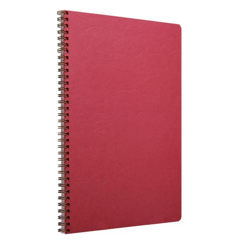 Clairefontaine - My Essentials - Wirebound Notebook - A4 - Ruled with Margin - Red