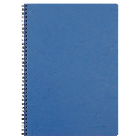 Clairefontaine - My Essentials - Wirebound Notebook - A4 - Ruled with Margin - Blue