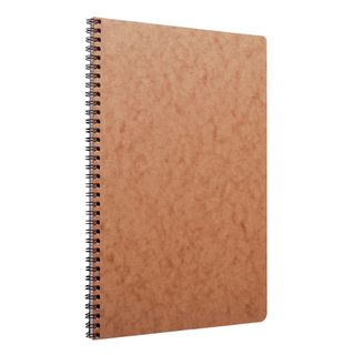 Clairefontaine - My Essentials Wirebound Notebook - A4 - Ruled with Margin - Tobacco