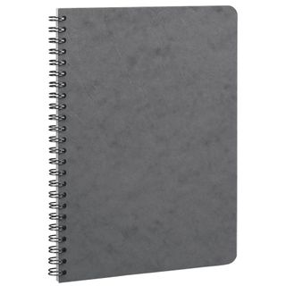 Clairefontaine - My Essentials Wirebound Notebook - A5 - Ruled - Grey