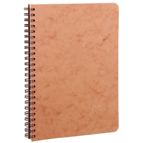 Clairefontaine - My Essentials - Wirebound Notebook - A5 - Ruled - Tobacco