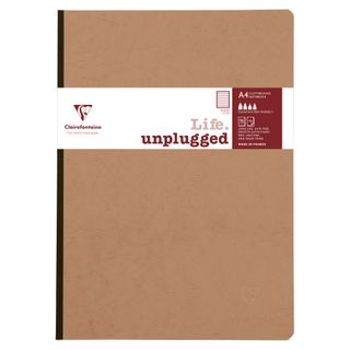 Clairefontaine - My Essentials Clothbound Notebook - A4 - Ruled - Tobacco