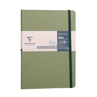Clairefontaine - My Essentials Threadbound Notebook - A5 - Ruled - Green