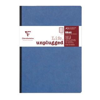 Clairefontaine - My Essentials Clothbound Notebook - A5 - Ruled - Blue