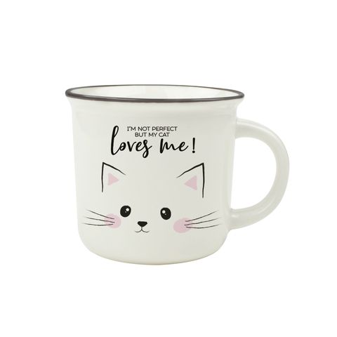 Cup-Puccino - New Bone China Porcelain Mug - Cat