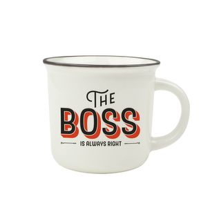 Cup-Puccino - New Bone China Porcelain Mug - The Boss
