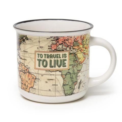 Cup-Puccino - New Bone China Porcelain Mug - Travel