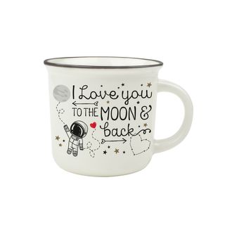 Cup-Puccino - New Bone China Porcelain Mug - Moon And Back
