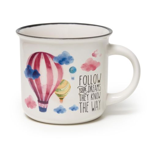 Legami - Cup-Puccino - New Bone China Mug 350 mL - Air Balloon