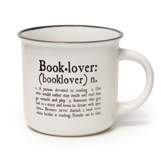 Cup-Puccino - New Bone China Porcelain Mug - Book Lover