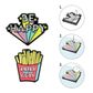 Legami - Set of 2 Metal Stickers - Be Happy & Fries Before Guys - Cutie Display Pack of 10 Sets